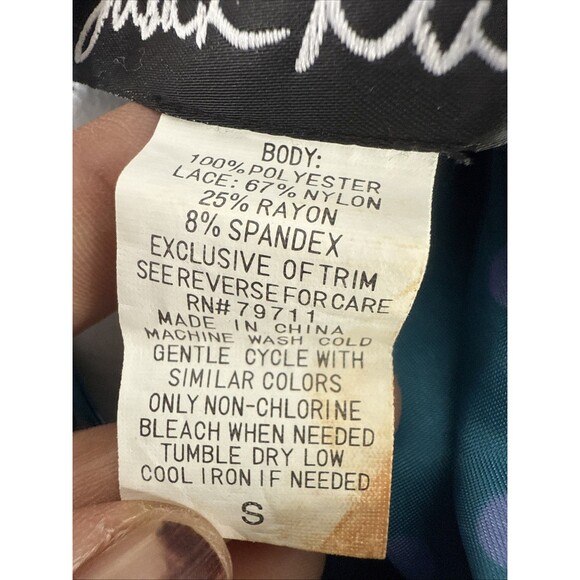 Susan Lucci Slip Top Womens Small Lace Babydoll Fairycore Coquette Y2K - Picture 9 of 9